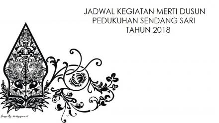 Jadwal Kegiatan Merti Dusun Pedukuhan Sendang Sari